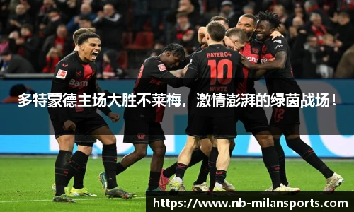 多特蒙德主场大胜不莱梅，激情澎湃的绿茵战场！